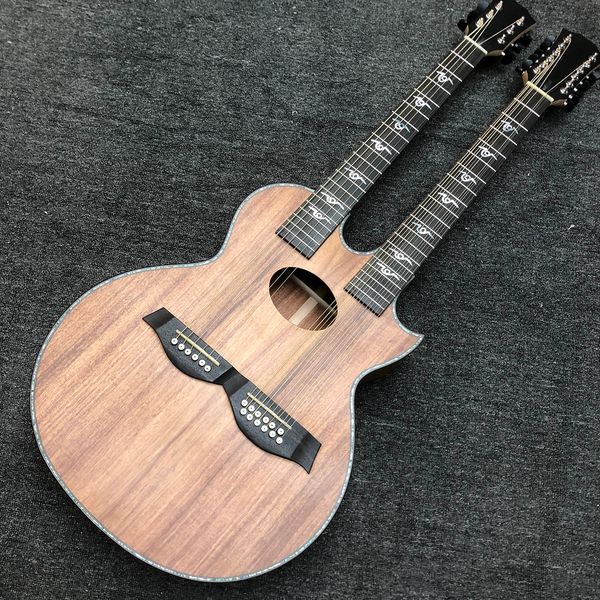 custom 6/12 strings acoustic guitar double neck richie sambora doubleneck koa wood folk guitar matt finishing ps style
custom 6/12 strings acoustic guitar double neck richie sambora doubleneck koa wood folk guitar matt finishing ps style