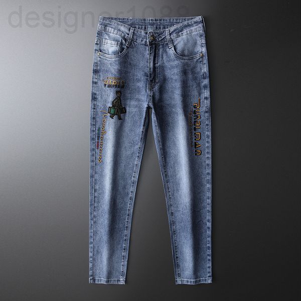 men's jeans designer 2022 summer thin diamond studded jeans men's fashion brand youth embroidery drill casual leggings uxon, Blue
men's jeans designer 2022 summer thin diamond studded jeans men's fashion brand youth embroidery drill casual leggings uxon, Blue