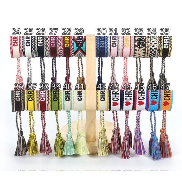 friendship charm bracelets for women men adjustable embroidery brand tassel vintage couple braided jewelry bangles c92o, Golden;silver
friendship charm bracelets for women men adjustable embroidery brand tassel vintage couple braided jewelry bangles c92o, Golden;silver