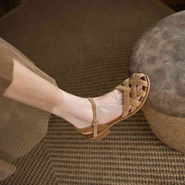sandals mori series baotou sandals women's summer frosted sheepskin woven hollow flat bottom thick heel roman shoes 7a0q, Black
sandals mori series baotou sandals women's summer frosted sheepskin woven hollow flat bottom thick heel roman shoes 7a0q, Black