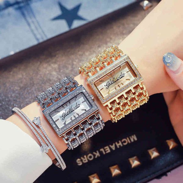 rhintone watch women brand luxury ladi wrist watch square bracelet female clock gold diamond watch for women 2022, Slivery;brown
rhintone watch women brand luxury ladi wrist watch square bracelet female clock gold diamond watch for women 2022, Slivery;brown