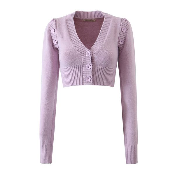 women's sweaters autumn new solid color purple detachable long-sleeved knitted cardigan, White;black
women's sweaters autumn new solid color purple detachable long-sleeved knitted cardigan, White;black