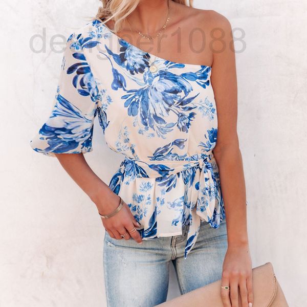women's polos designer kale new products 2022 summer irregular belt splicing diagonal collar single sleeve shirt women oq7a, White
women's polos designer kale new products 2022 summer irregular belt splicing diagonal collar single sleeve shirt women oq7a, White