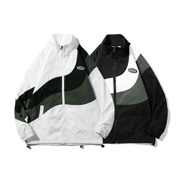 men's jacket high street patchwork autumn korean fashions japanese harajuku couple coat harajuku hip hop loose windbreaker t220816, Black;brown
men's jacket high street patchwork autumn korean fashions japanese harajuku couple coat harajuku hip hop loose windbreaker t220816, Black;brown