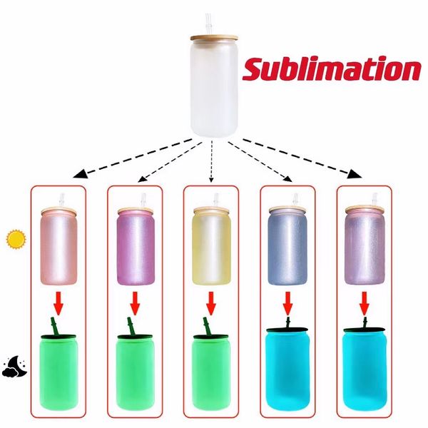 moq 20pcs 16oz sublimation uv change glow in dark glass tumbler with bamboo lid & plastic straw heat transfer diy water bottle coffee mugs 6
moq 20pcs 16oz sublimation uv change glow in dark glass tumbler with bamboo lid & plastic straw heat transfer diy water bottle coffee mugs 6