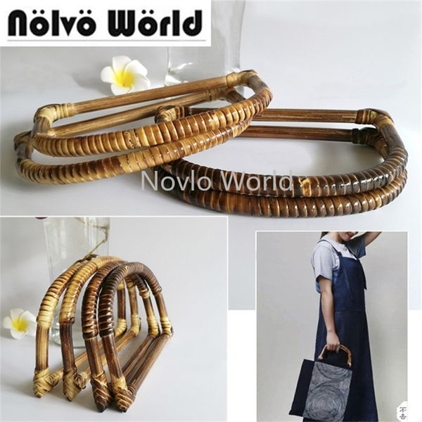 2-10-20 pieces 18.5x10.5cm natural rattan handle for vintage knit bags simple charcoal crochet bags handbags rattan handles 220521, Black
2-10-20 pieces 18.5x10.5cm natural rattan handle for vintage knit bags simple charcoal crochet bags handbags rattan handles 220521, Black