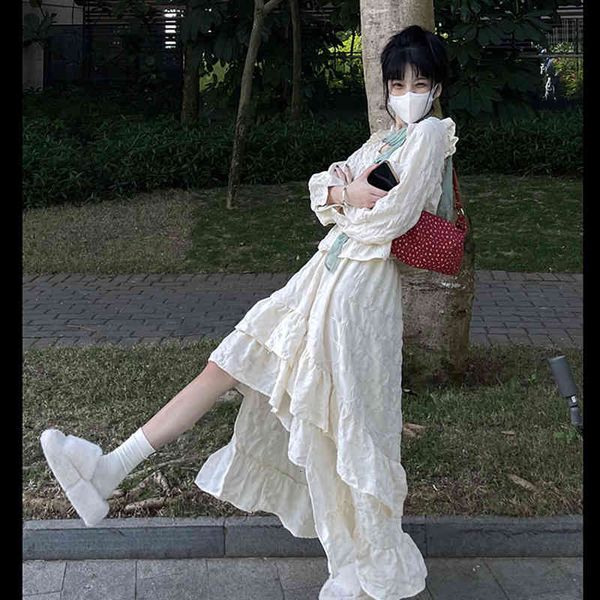 two piece dress jingtian fairy beauty milk gardenia hook thread fairy doll shirt skirt half body summer suit la86, White
two piece dress jingtian fairy beauty milk gardenia hook thread fairy doll shirt skirt half body summer suit la86, White