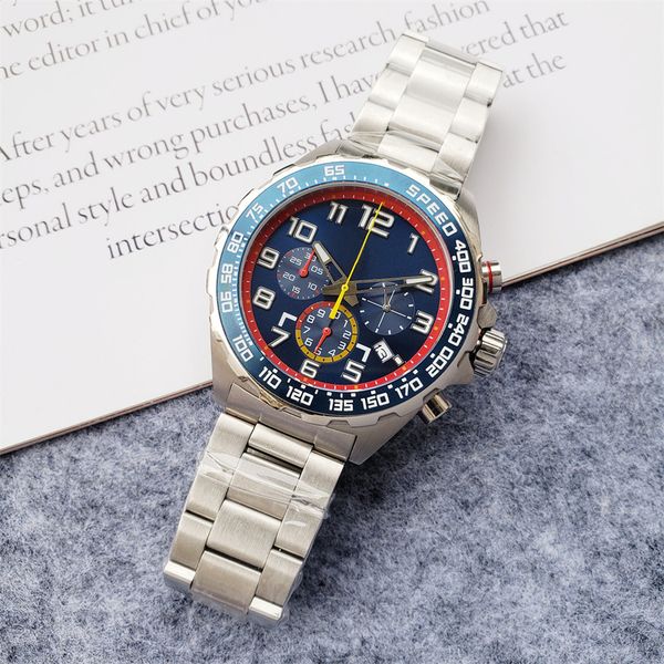 all 3 subdials work men real chronograph sports quartz blue dial watch stainless steel watchband red clock bull racing team gift 220728, Slivery;brown
all 3 subdials work men real chronograph sports quartz blue dial watch stainless steel watchband red clock bull racing team gift 220728, Slivery;brown