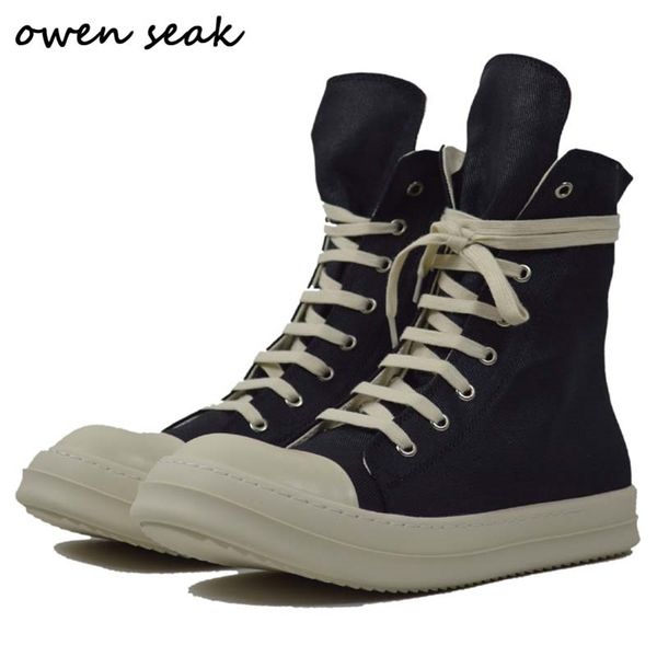 owen seak men casual canvas shoes luxury trainers lace up women sneaker zip highhip hop autumn streetwear flats black boots 220817
owen seak men casual canvas shoes luxury trainers lace up women sneaker zip highhip hop autumn streetwear flats black boots 220817
