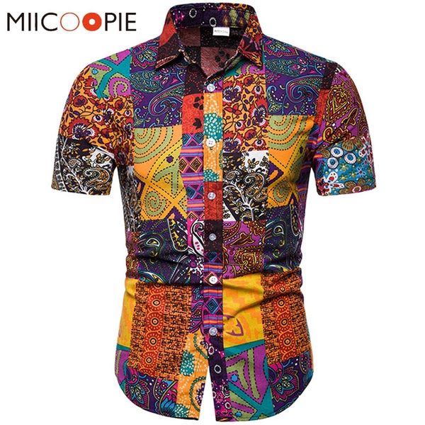 floral shirt men summer brand multi color stitching casual flower printed slim fit linen hawaiian chemise homme 220617, White;black
floral shirt men summer brand multi color stitching casual flower printed slim fit linen hawaiian chemise homme 220617, White;black