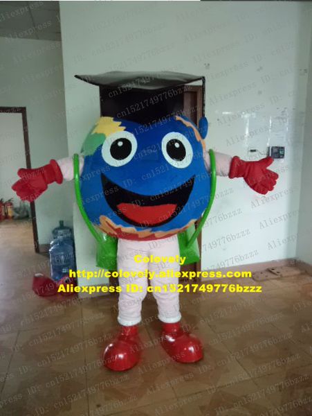 mascot doll costume bookish blue earth tellurion terrestrial globe tellurian mascot costume with black doctorial hat big globe head no.6625, Red;yellow
mascot doll costume bookish blue earth tellurion terrestrial globe tellurian mascot costume with black doctorial hat big globe head no.6625, Red;yellow