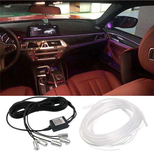 6 m rgb fiber optic atmosphere lamps car interior ambient light decorative dashboard door remote control or app control
6 m rgb fiber optic atmosphere lamps car interior ambient light decorative dashboard door remote control or app control