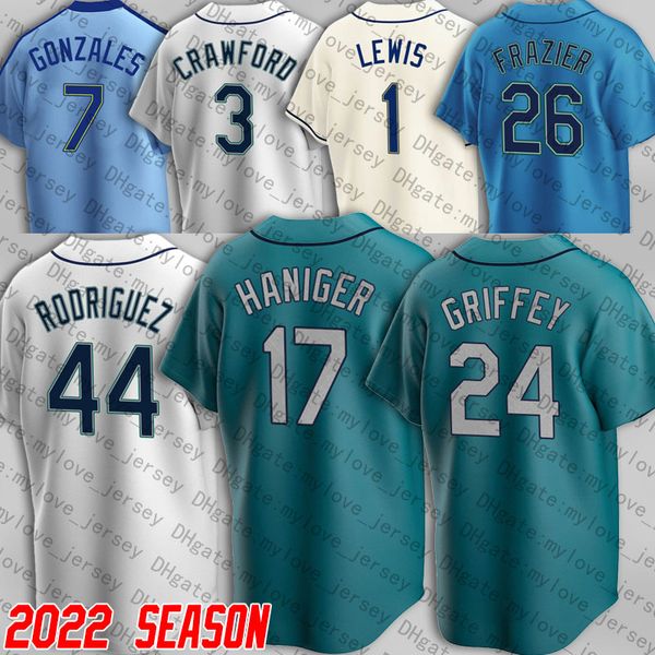 44 julio rodriguez mitch haniger jersey baseball seattle ken griffey jr jp crawford adam frazier jerseys sergio romo eugenio suarez marco go, Blue;black
44 julio rodriguez mitch haniger jersey baseball seattle ken griffey jr jp crawford adam frazier jerseys sergio romo eugenio suarez marco go, Blue;black