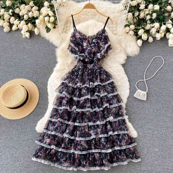 casual dresses 2022 spring style foreign broken flower lace flounce suspender mesh cake skirt design sense holiday long pygx, Black;gray
casual dresses 2022 spring style foreign broken flower lace flounce suspender mesh cake skirt design sense holiday long pygx, Black;gray