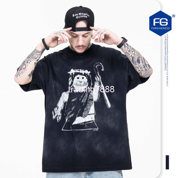 men's t-shirts fg menswear | spring and summer products chaopai high street washing toys king printed hand painted short sleeved t-shir, White;black
men's t-shirts fg menswear | spring and summer products chaopai high street washing toys king printed hand painted short sleeved t-shir, White;black