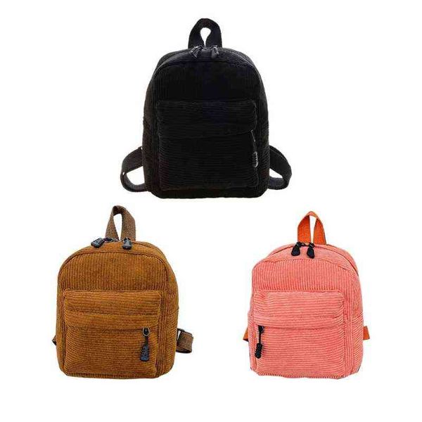 women small backpack corduroy daypack knapsack rucksack for female girls ladies l220801
women small backpack corduroy daypack knapsack rucksack for female girls ladies l220801
