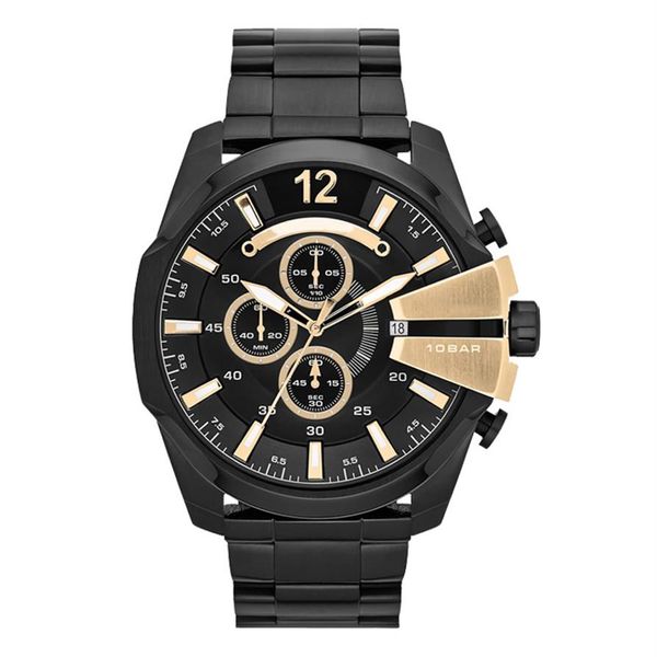 fashion brand men big case mutiple dials stainless steel band date quartz wrist watch 4338227k, Slivery;brown
fashion brand men big case mutiple dials stainless steel band date quartz wrist watch 4338227k, Slivery;brown