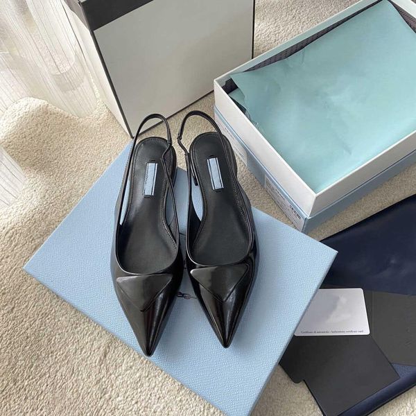 desiger sandal flats women shoes patent leather black patent pointed slingback brushed triangle designer shoe outdoor dress pumps 35-41 bdi
desiger sandal flats women shoes patent leather black patent pointed slingback brushed triangle designer shoe outdoor dress pumps 35-41 bdi