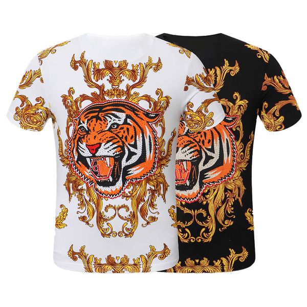 mens designer t shirts fashion pure cotton breathable short tshirt quick dry round neck t-shirts luxury tiger for men clothing casual print, White;black
mens designer t shirts fashion pure cotton breathable short tshirt quick dry round neck t-shirts luxury tiger for men clothing casual print, White;black