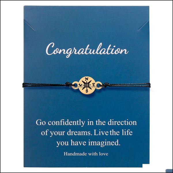 link chain bracelets jewelry charm bracelet couple friendship compass pendant rope bangle for women men lucky dhb2o, Black
link chain bracelets jewelry charm bracelet couple friendship compass pendant rope bangle for women men lucky dhb2o, Black