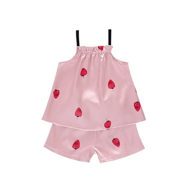 kids girls pajamas silk sleepwear set pattern sling outfits short sleeve blouse shorts sleepwear set baby clothes 2pcs 220706, Blue;red
kids girls pajamas silk sleepwear set pattern sling outfits short sleeve blouse shorts sleepwear set baby clothes 2pcs 220706, Blue;red