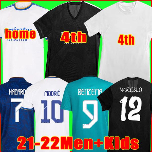 21 22 benzema hazard soccer jerseys football shirt camavinga alaba asensio modric real madrids marcelo valverde camiseta men + kids kit 2021, Black;yellow
21 22 benzema hazard soccer jerseys football shirt camavinga alaba asensio modric real madrids marcelo valverde camiseta men + kids kit 2021, Black;yellow