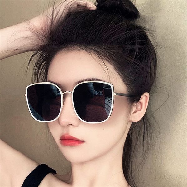 large frame sunglasses harajuku retro eyewear uv protection glasses 2021 new, White;black
large frame sunglasses harajuku retro eyewear uv protection glasses 2021 new, White;black