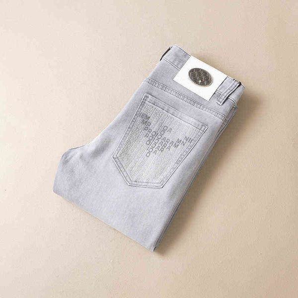 luxury light men's slim fit jeans elastic leggings spring and summer 2022 small straight casual pants, Blue
luxury light men's slim fit jeans elastic leggings spring and summer 2022 small straight casual pants, Blue