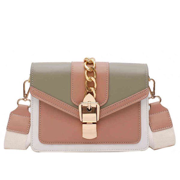 small contrast color pu leather crossbody bags for women 2020 chain shoulder handbags lady luxury brand handbags designer bags g220420
small contrast color pu leather crossbody bags for women 2020 chain shoulder handbags lady luxury brand handbags designer bags g220420