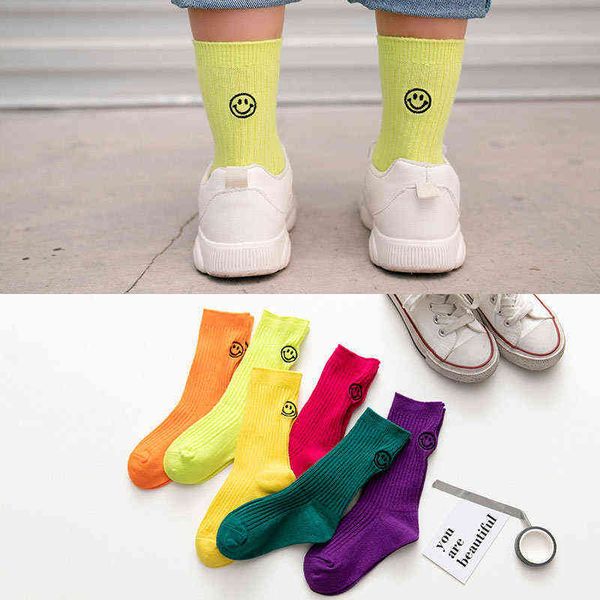 fashion fluorescent color children socks embroidered smile loose socks year old girls boys sport causal socks j220621, Pink;yellow
fashion fluorescent color children socks embroidered smile loose socks year old girls boys sport causal socks j220621, Pink;yellow