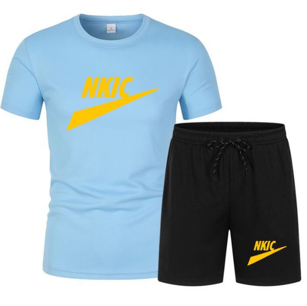 2022 summer brand men tracksuit sets fashion short sleeve sportswear suit men elastic waist shorts casual 2 piece plus size s-2xl, Gray
2022 summer brand men tracksuit sets fashion short sleeve sportswear suit men elastic waist shorts casual 2 piece plus size s-2xl, Gray