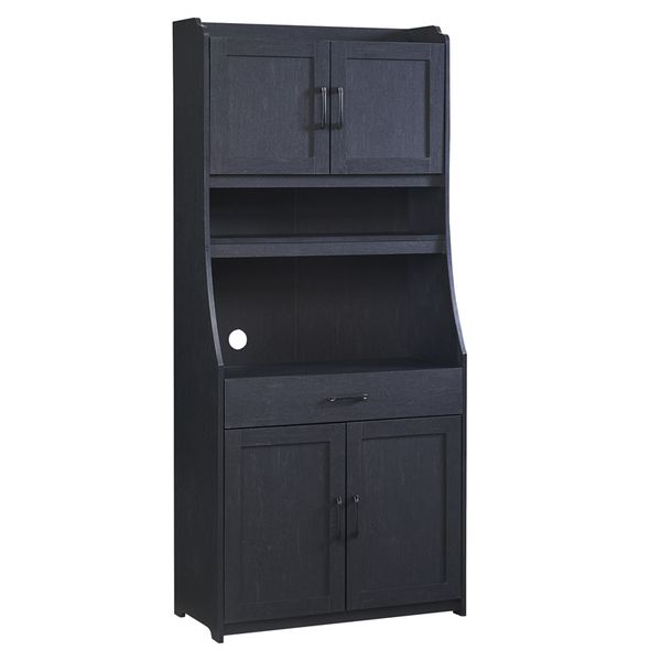 new dining room furniture one-body style pantry cabinet kitchen living room diningroom buffet ample storage space open shelf black
new dining room furniture one-body style pantry cabinet kitchen living room diningroom buffet ample storage space open shelf black