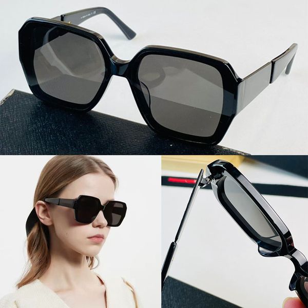 

Square Acetate Sunglasses Uv400 Shades PR37 radiation protection lastest men Designer Shopping symbol Sunglasses Black Glasses Fashion eyeglasses For Women