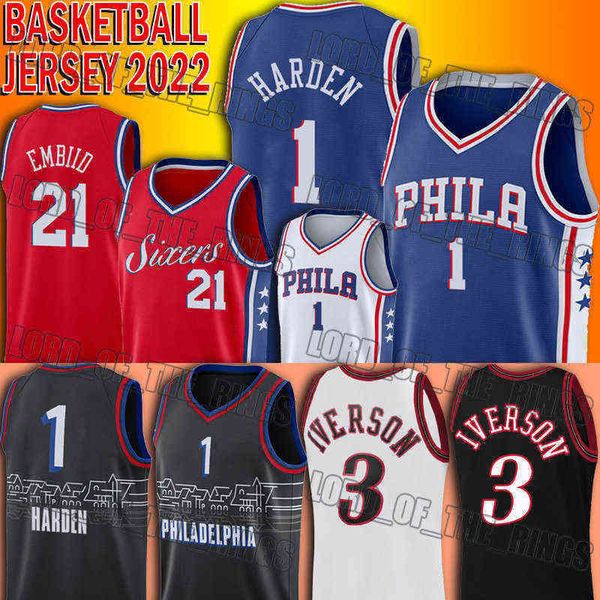 1 james harden jersey basketball joel 21 embiid allen 3 iverson jerseys retro throwback julius 6 erving, Black;red
1 james harden jersey basketball joel 21 embiid allen 3 iverson jerseys retro throwback julius 6 erving, Black;red