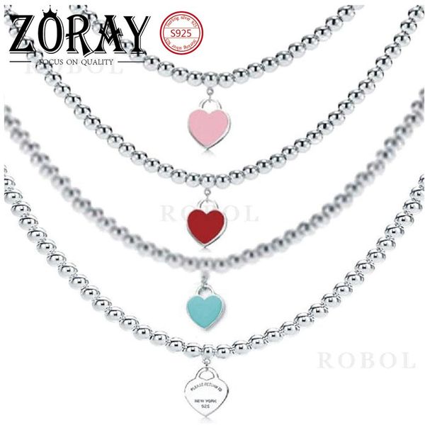 tlff sterling silver necklace female fashion heart pendant round bead clavicle chain201y
tlff sterling silver necklace female fashion heart pendant round bead clavicle chain201y