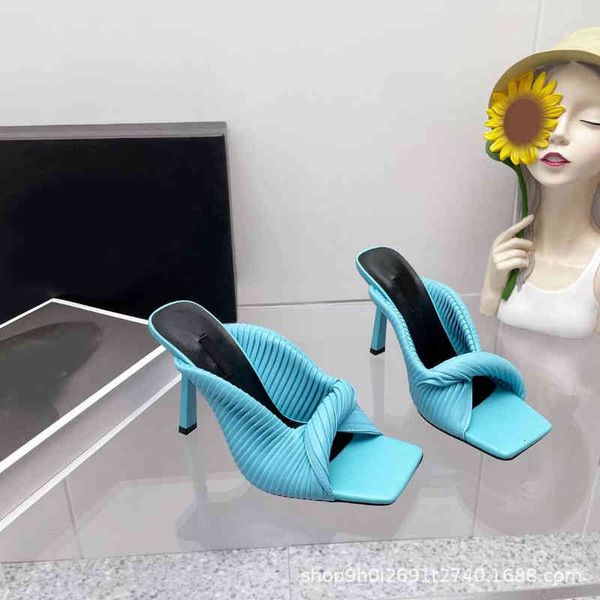 sandals wear comfortable semi slippers outside. summer thin high heels, square head, sweet color soft leather pleated fashion sandals y4x4, Black
sandals wear comfortable semi slippers outside. summer thin high heels, square head, sweet color soft leather pleated fashion sandals y4x4, Black