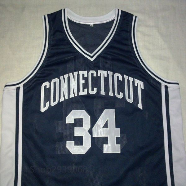 #34 ray allen connecticut huskies navy blue college basketball jersey embroidery stitched customize any size and name, Black
#34 ray allen connecticut huskies navy blue college basketball jersey embroidery stitched customize any size and name, Black