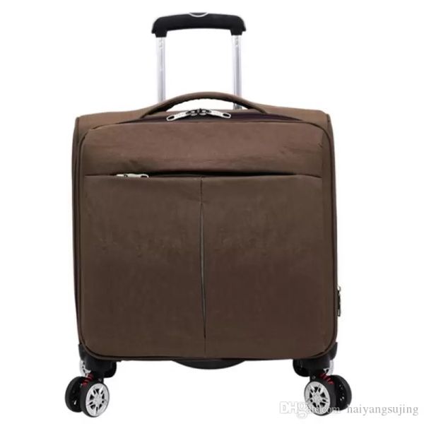 waterproof oxford cloth 18 inch luggage bag trolley travel suitcase with aluminum rod spinner wheels carry-ons men woen baggage bags
waterproof oxford cloth 18 inch luggage bag trolley travel suitcase with aluminum rod spinner wheels carry-ons men woen baggage bags