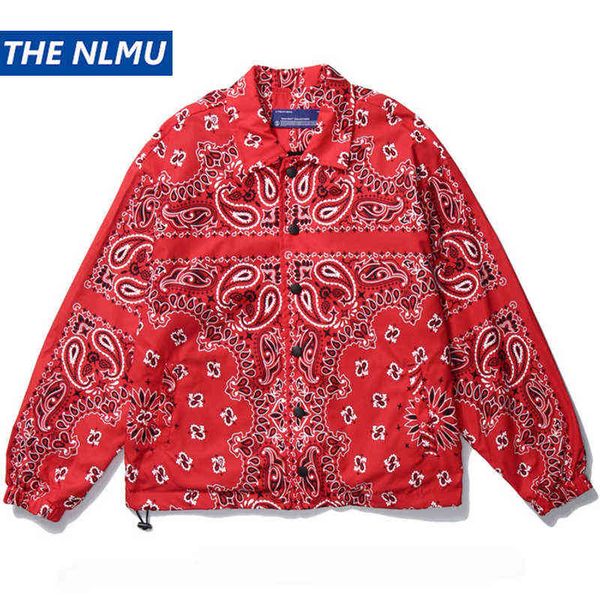 2021 bandana paisley pattern print windbreaker jacket coats streetwear hip hop mens casual harajuku jackets red wy808 t220816, Black;brown
2021 bandana paisley pattern print windbreaker jacket coats streetwear hip hop mens casual harajuku jackets red wy808 t220816, Black;brown