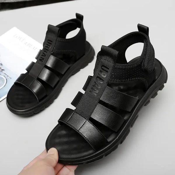 sandals summer men's leather roman korean version british fashion black size 38-44sandals
sandals summer men's leather roman korean version british fashion black size 38-44sandals