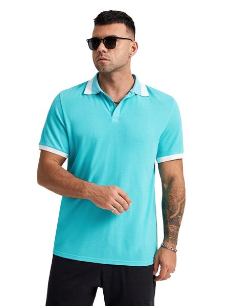 extended sizes men contrast trim polo shirt w0jm#, White;black
extended sizes men contrast trim polo shirt w0jm#, White;black