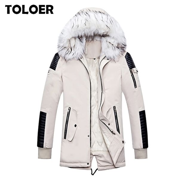 winter men parkas men's fashion casual thick warm parka long style jacket male comfortable fur collar hooded parka coat 3xl 201127, Black
winter men parkas men's fashion casual thick warm parka long style jacket male comfortable fur collar hooded parka coat 3xl 201127, Black