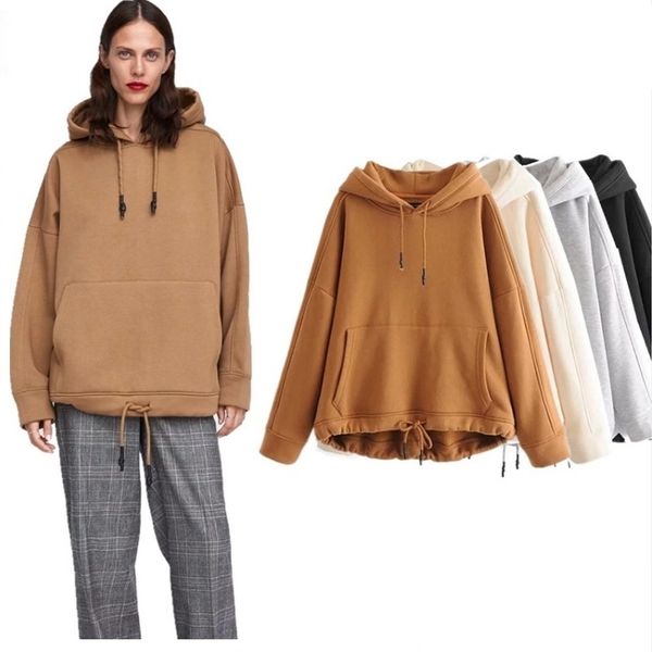 cozarii women hoodie sweatshirts hooded early autumn kangaroo solid hooded regular fashion womens hoodie plus size y200107, Black
cozarii women hoodie sweatshirts hooded early autumn kangaroo solid hooded regular fashion womens hoodie plus size y200107, Black