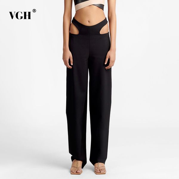 hollow out wide leg pants for women high waist straight casual loose trousers female fashion clothing spring stylish 210507, Black;white
hollow out wide leg pants for women high waist straight casual loose trousers female fashion clothing spring stylish 210507, Black;white