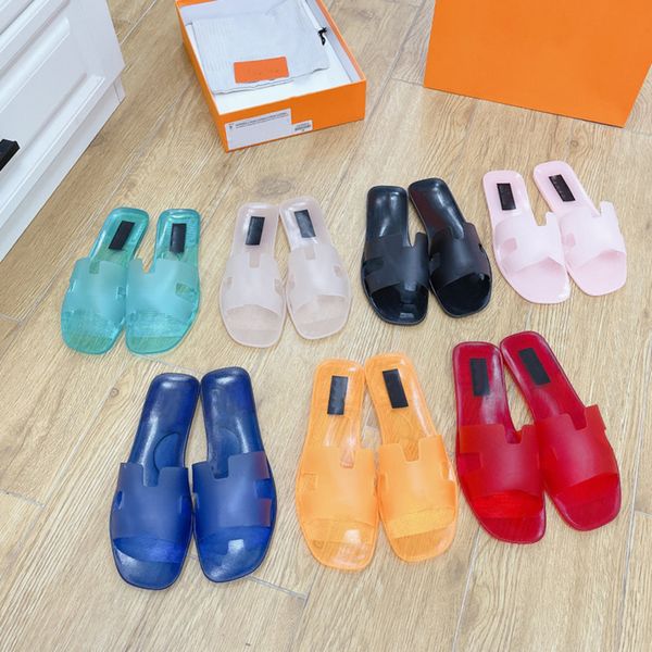 2022 designer aloha sandal women slides summer rubber big head slides transparent slide pink blue jelly slide h flat slippers with box 355, Black
2022 designer aloha sandal women slides summer rubber big head slides transparent slide pink blue jelly slide h flat slippers with box 355, Black