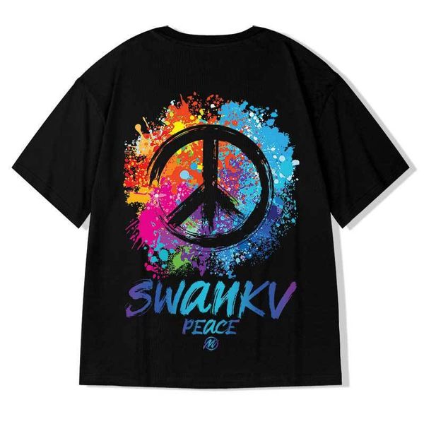 oversized t shirts men hip hop peace print harajuku tshirt cotton half sleeve casual summer tees drop homme clothes 220608, White;black
oversized t shirts men hip hop peace print harajuku tshirt cotton half sleeve casual summer tees drop homme clothes 220608, White;black
