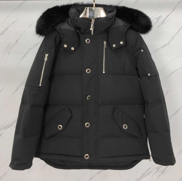 women nylon down jacket warm ykk front zipper four seamed pockets designer lady fur detachable hooded water repellent outershell, Black
women nylon down jacket warm ykk front zipper four seamed pockets designer lady fur detachable hooded water repellent outershell, Black