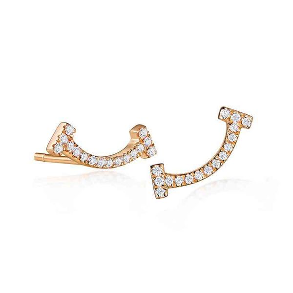new t family smile charms earrings 925 sterling silver 18k rose gold plated luxurious influencer, Golden
new t family smile charms earrings 925 sterling silver 18k rose gold plated luxurious influencer, Golden
