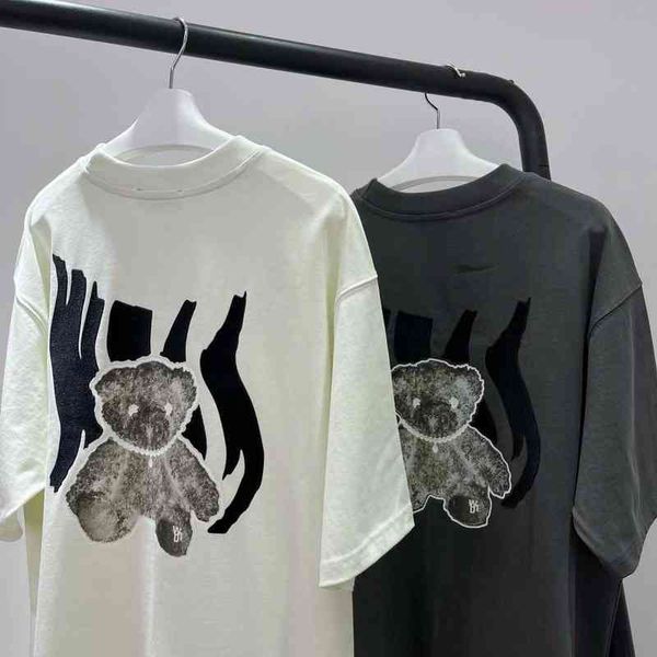 designer men's t-shirt 2022 summer fashion brand luminous bear flocking round neck men's and women's short sleeve t-shirt, White;black
designer men's t-shirt 2022 summer fashion brand luminous bear flocking round neck men's and women's short sleeve t-shirt, White;black