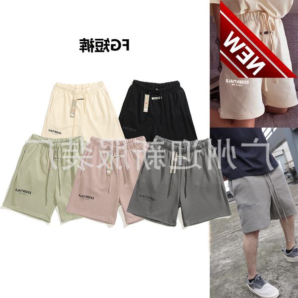 50% off discount chao brand fg double thread ess biber american reflective letter shorts men's and women's loose loop pants, White;black
50% off discount chao brand fg double thread ess biber american reflective letter shorts men's and women's loose loop pants, White;black
